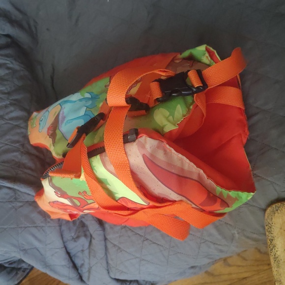 Orange Dinosaur Backpack - Picture 4 of 5